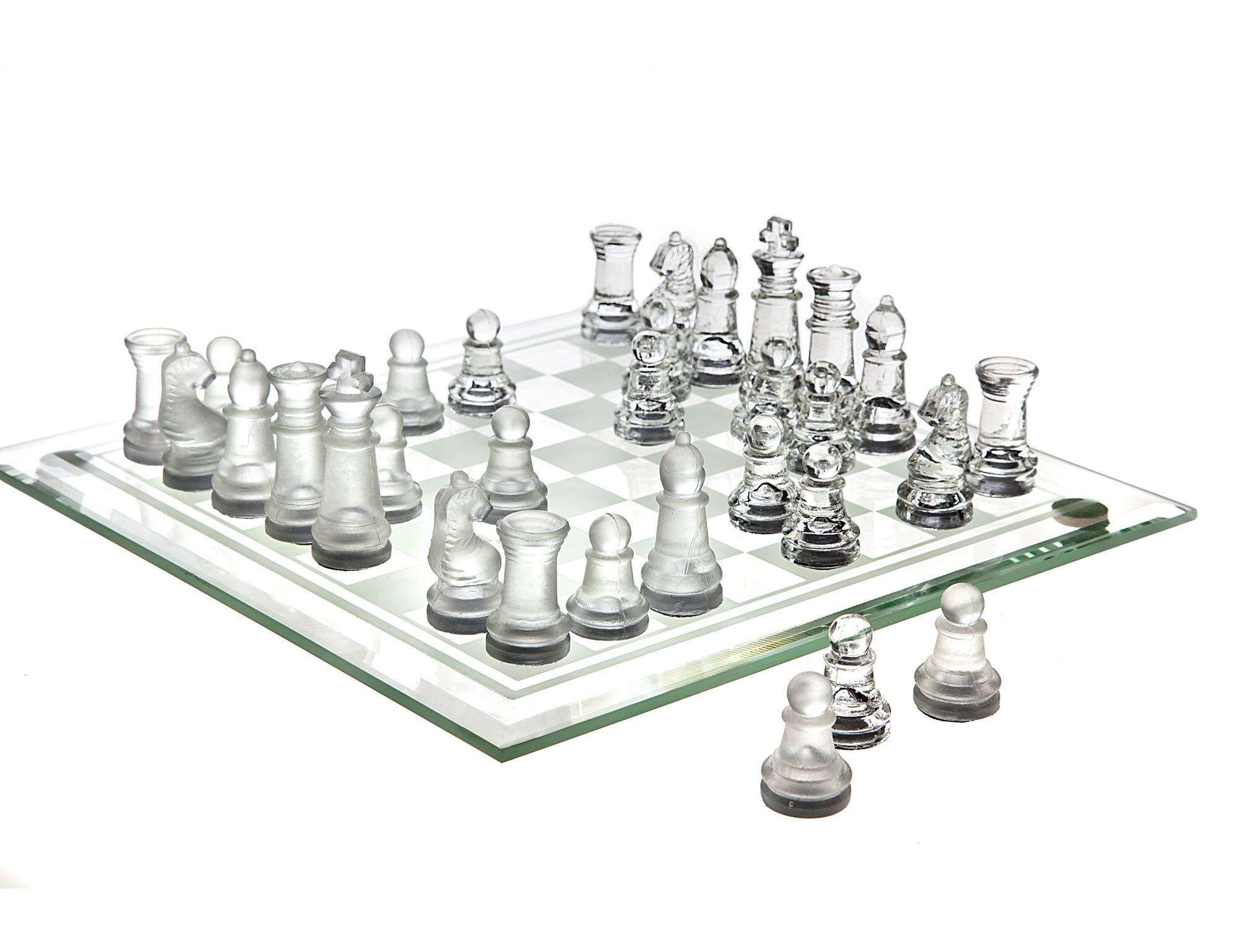 硝子製のチェス Amazon | Chess Game Set Fine Glass( 8 x 8) | チェス | おもちゃ
